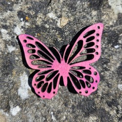 Papillon rose