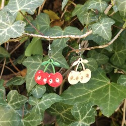 BO Fantaisie 3,1cm - Cerises kawaii