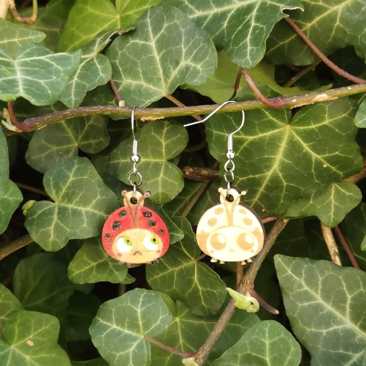 BO Fantaisie 2,2cm - Coccinelles kawaii