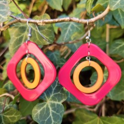 BO Acrylique - Rose et orange