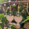 BO Acrylique et bois _ transparence et coeurs