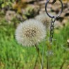 Porte-clés pissenlit transparent